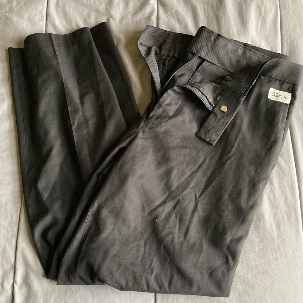 Mens black dress pants